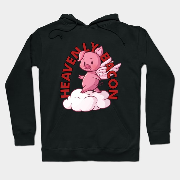 Heavenly Bacon Hoodie by alcoshirts